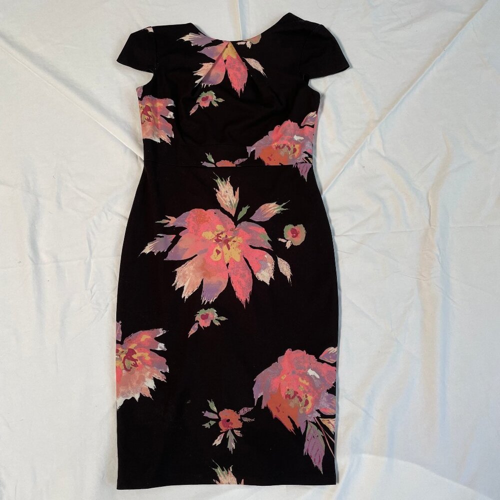 Black w/ Flowers Jax Black Label Dress